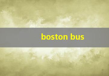 boston bus